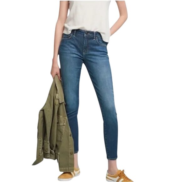 New Pilcro And The Letterpress Script Jean Blue Size 28 - Picture 1 of 7